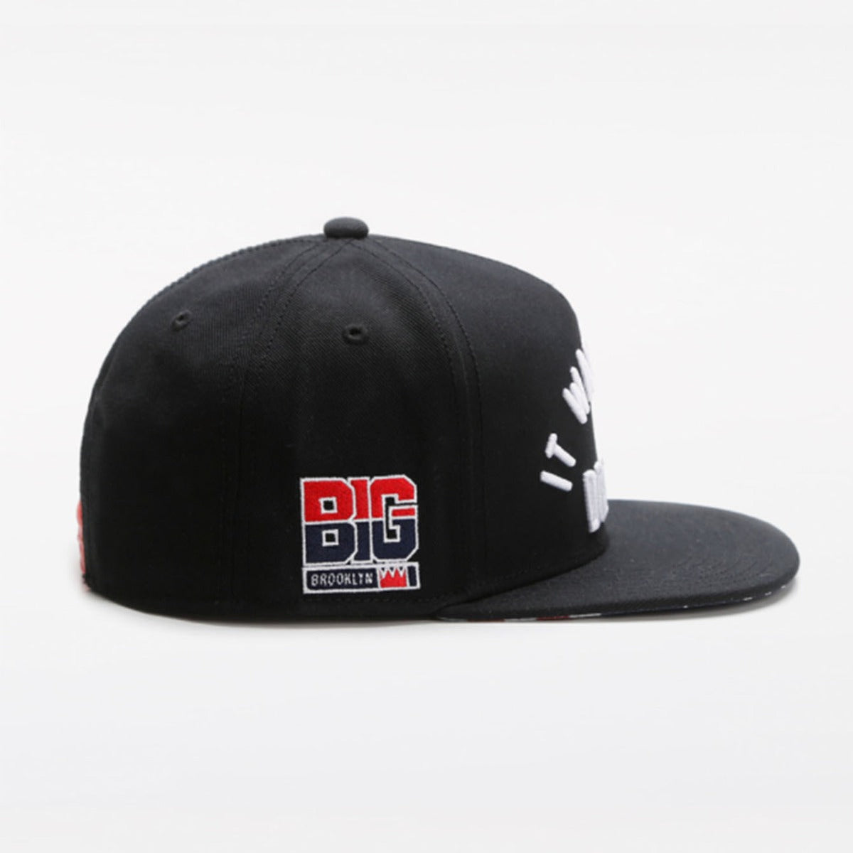 Trendy flat brimmed snapback hatsLetter Embroidery