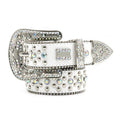 Hip-hop punk rhinestone belt punk style