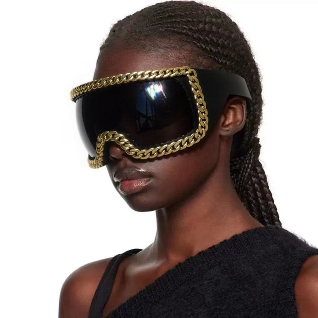 Trendy punk glasses retroall-in-one