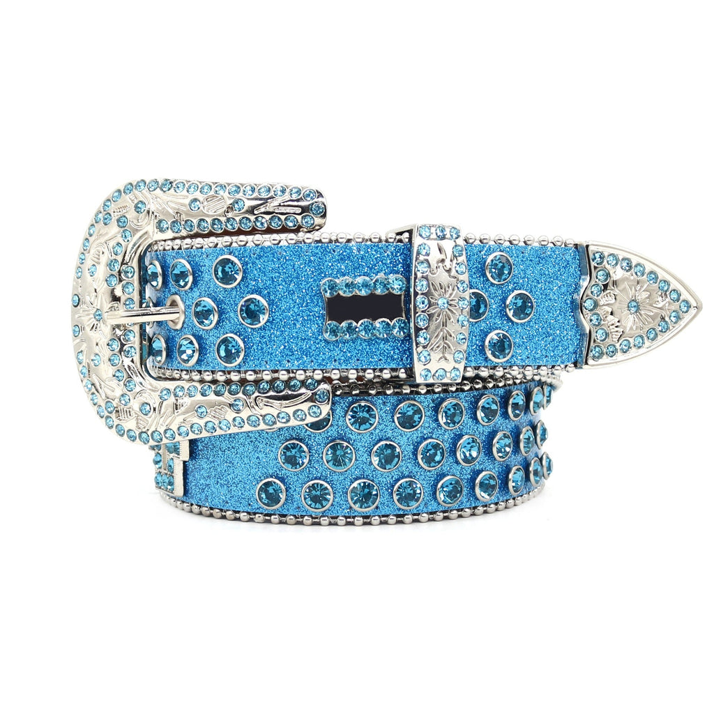 Hip-hop punk rhinestone belt punk style wide belt