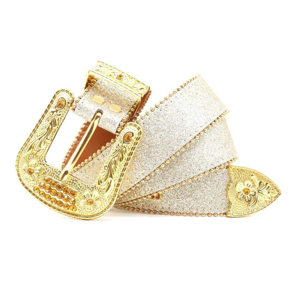 Hip-hop punk rhinestone belt unisex sweet cool style