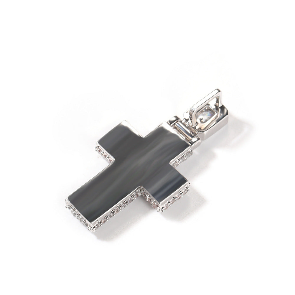 Jewelry Diamond Cross Hip Hop Necklace Crosses Spectrum