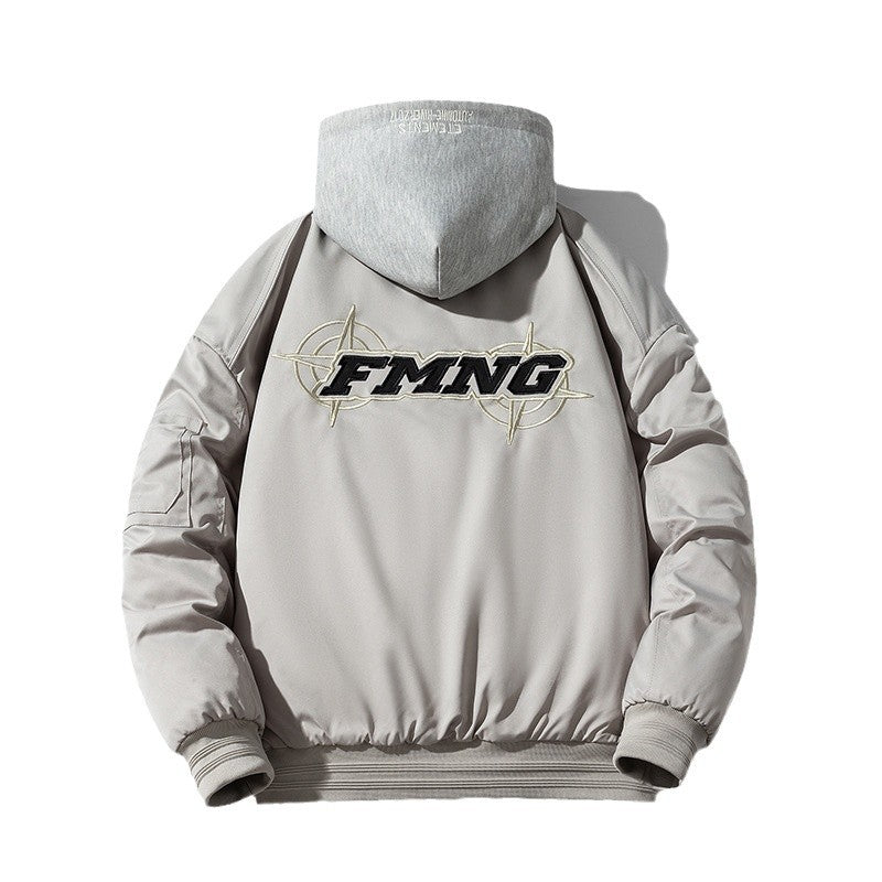Mens Vintage Jackets Jacket Padded Thickened Baseball Jacket Cotton Jacket