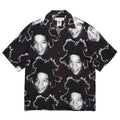 GUILTYPARTIES TIGER Shirts 23ss BASQUIAT Basquiat avatar Hawaiian short-sleeved shirt