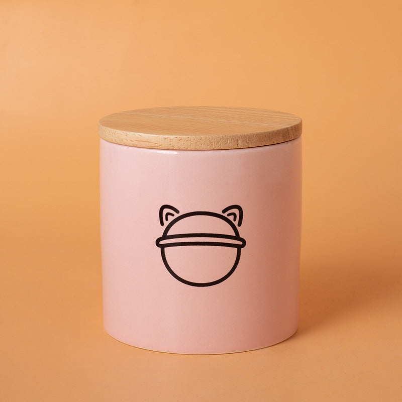 Pet Urn Ceramic Pet Urn Memorial Jar Cats and Dogs Funeral Supplies Sealed Urn Jar Jar