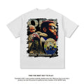 Nba T Shirt Short-Sleeved T-shirt Chalk Direct Injection European and American Street Top Fashion Brand High-quality pure cotton comfortable and trendy clothing