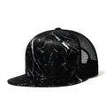 Trendy flat brimmed snapback hatsmesh summer breathable sun shade