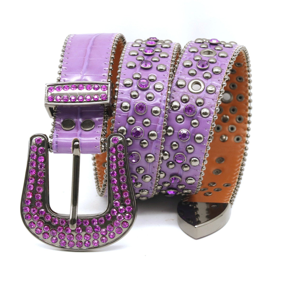 Hip-Hop Punk Rhinestone Belt for Men and Women