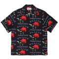 GUILTYPARTIES TIGER Shirts 21ss Rose ALOHA full print, Hawaiian short-sleeved shirt for men and women