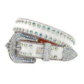 Hip-hop punk rhinestone belt rhinestone crown