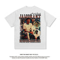 Nba T Shirt Summer Vintage Print Short Sleeves T-shirt Heavy Cotton Washed Distressed Top for Men High-quality pure cotton comfortable and trendy clothing