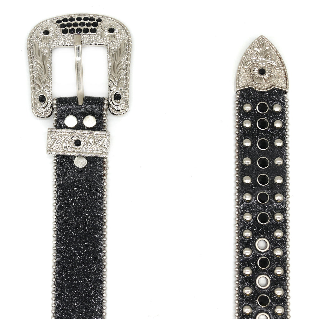 Hip-hop punk rhinestone belt punk style
