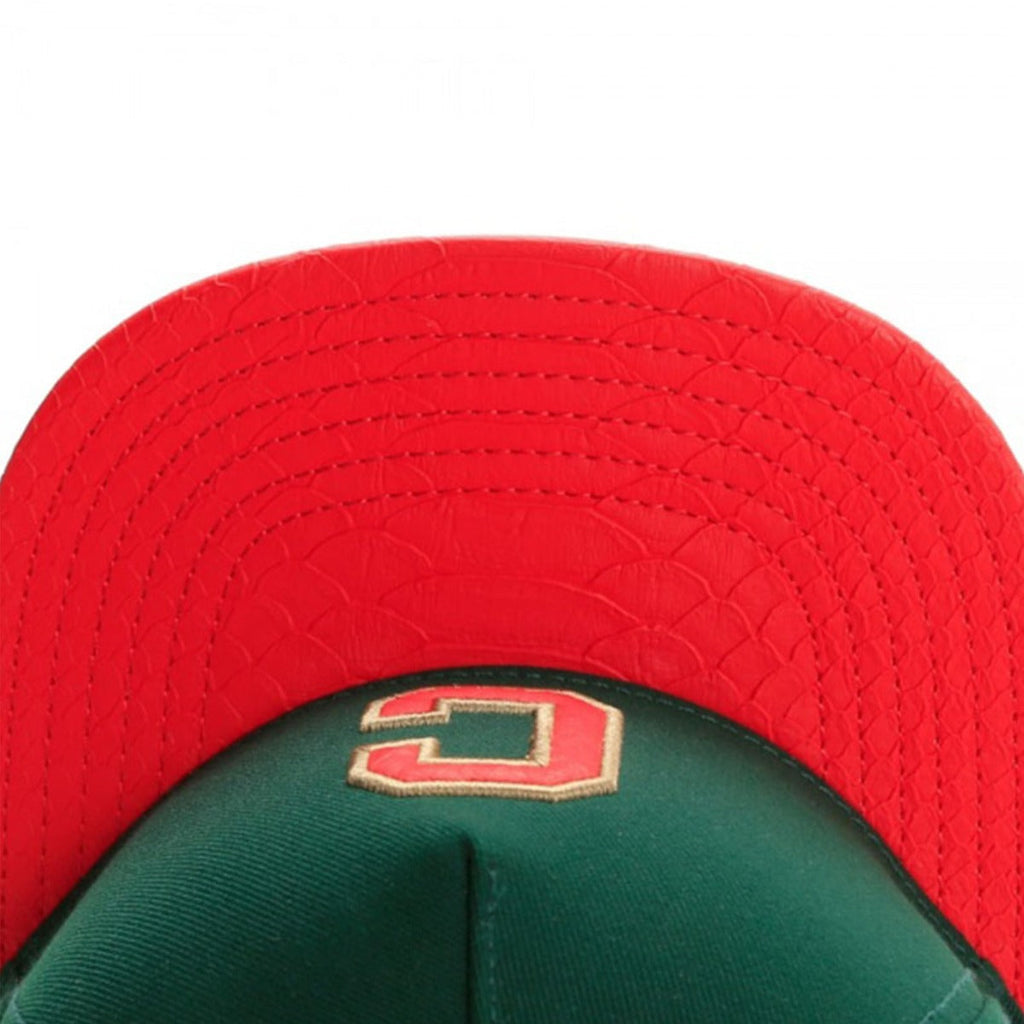 Trendy flat brimmed snapback hatsletterc