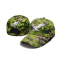 Trendy flat brimmed snapback hatseagle embroider sunshade