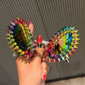 Trendy punk glasses funny alien