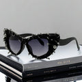 Trendy punk glasses cat eyes