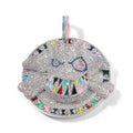 Jewelry Necklace Hip Hop Micro Zircon Metal Wind rapper Dog Tags Spectrum
