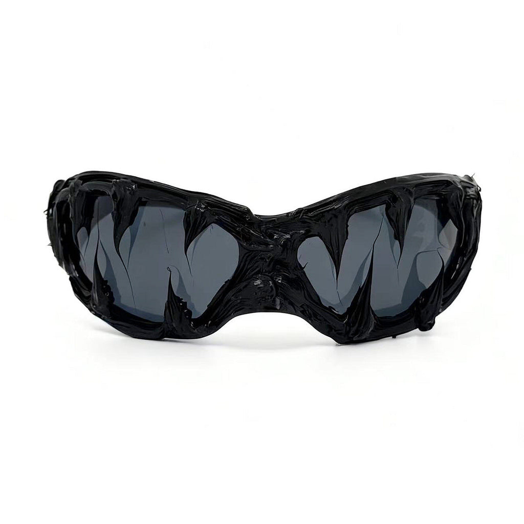 Trendy punk glasses y2k large frame eagle beak