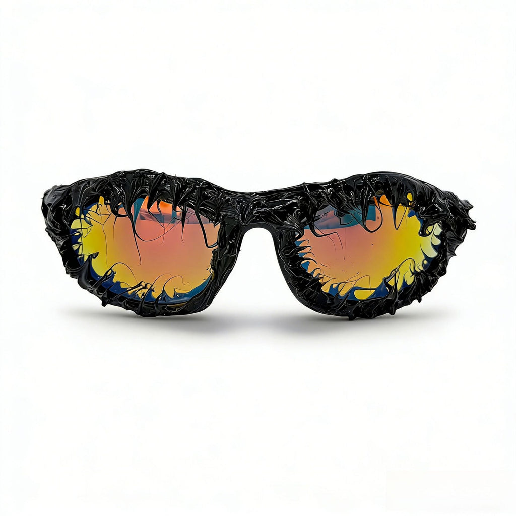 Trendy punk glasses y2k millennial style