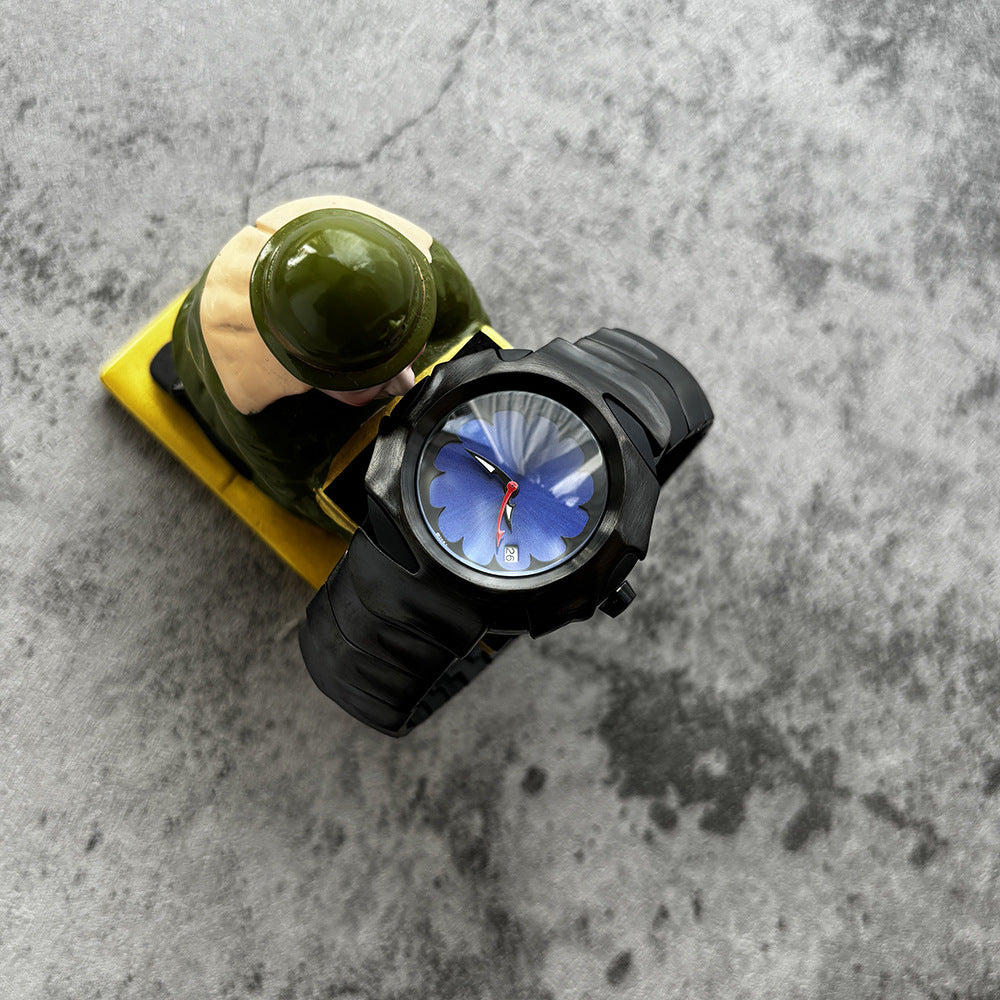 Men's watches y2k special-shaped blade design men's waterproof