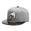 Trendy flat brimmed snapback hatsshade