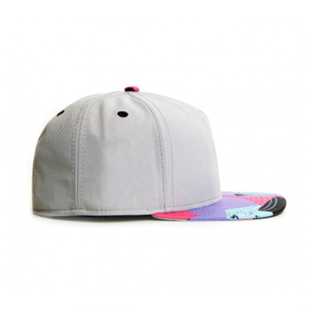 Trendy flat brimmed snapback hatsblank without embroider