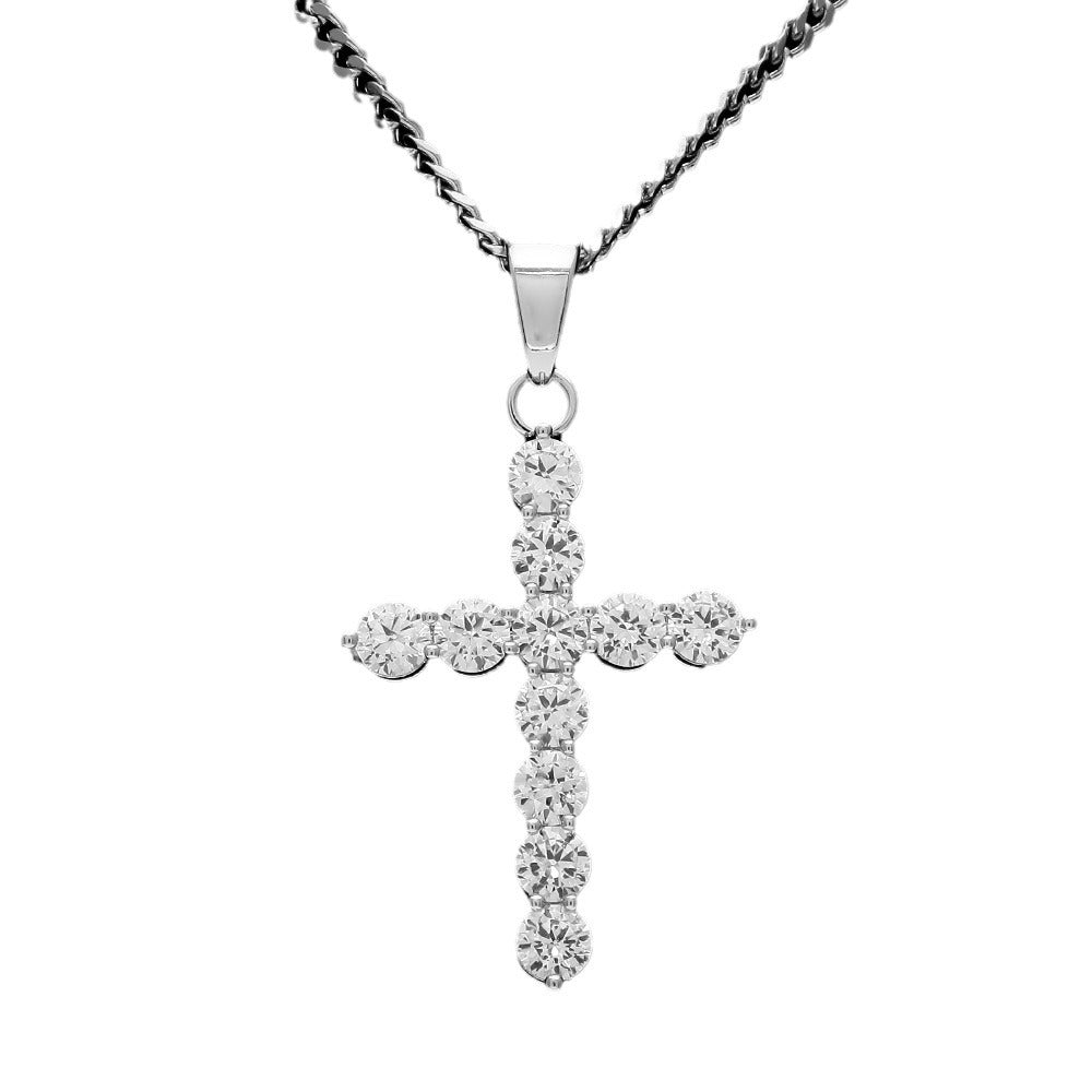 Jewelry Copper with AAA Zircon Crosses Royalty Spectrum Crosses