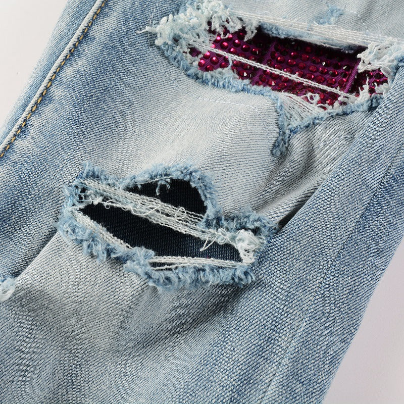 AMIRI Jeans DiAMIond Hole Slim Fit #1308