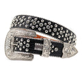 Hip-hop punk rhinestone belt punk rock