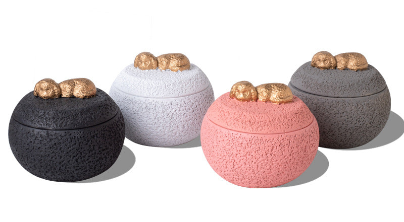 Pet Urn Pet Funeral Urn Cat Dog Aftermath Commemorative Box Urn Cremation Storage Box Funeral Supplies Cross-border