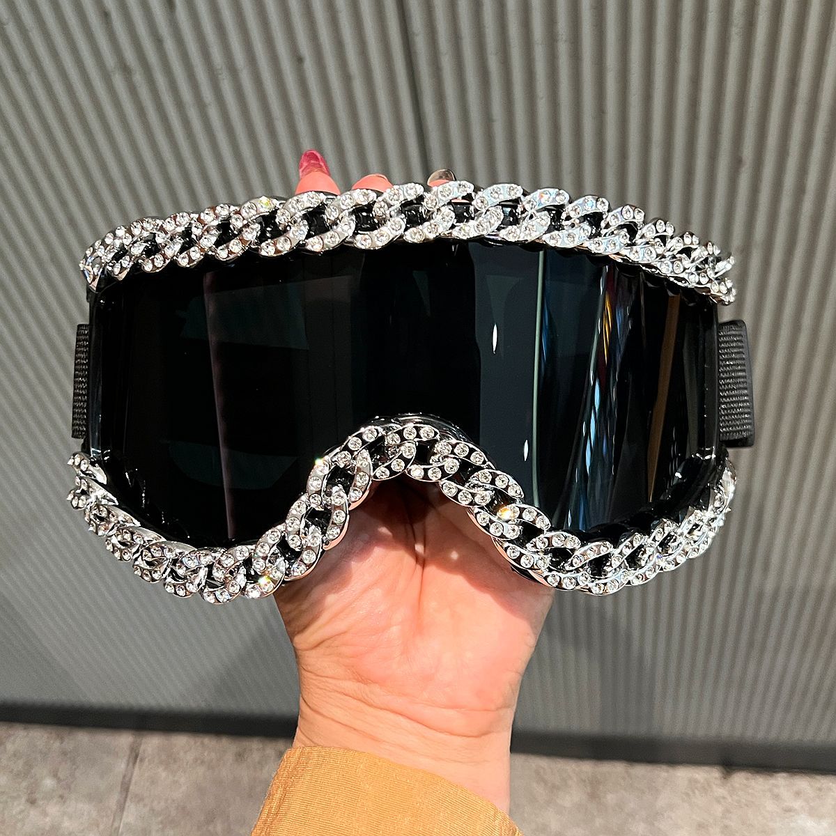 Trendy punk glasses windproof, anti-fog and anti-dazzle