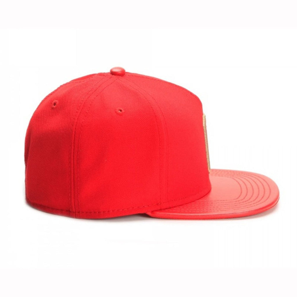 Trendy flat brimmed snapback hatsletterc adjustable
