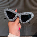 Trendy punk glasses cat eyes
