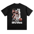 Nba T Shirt Kyrie Irving Basketable Nets Team Printed Short Sleeve T-shirt Loose Shoulder Basketball High-quality pure cotton comfortable and trendy clothing