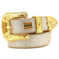 Hip-hop punk rhinestone belt unisex sweet cool style