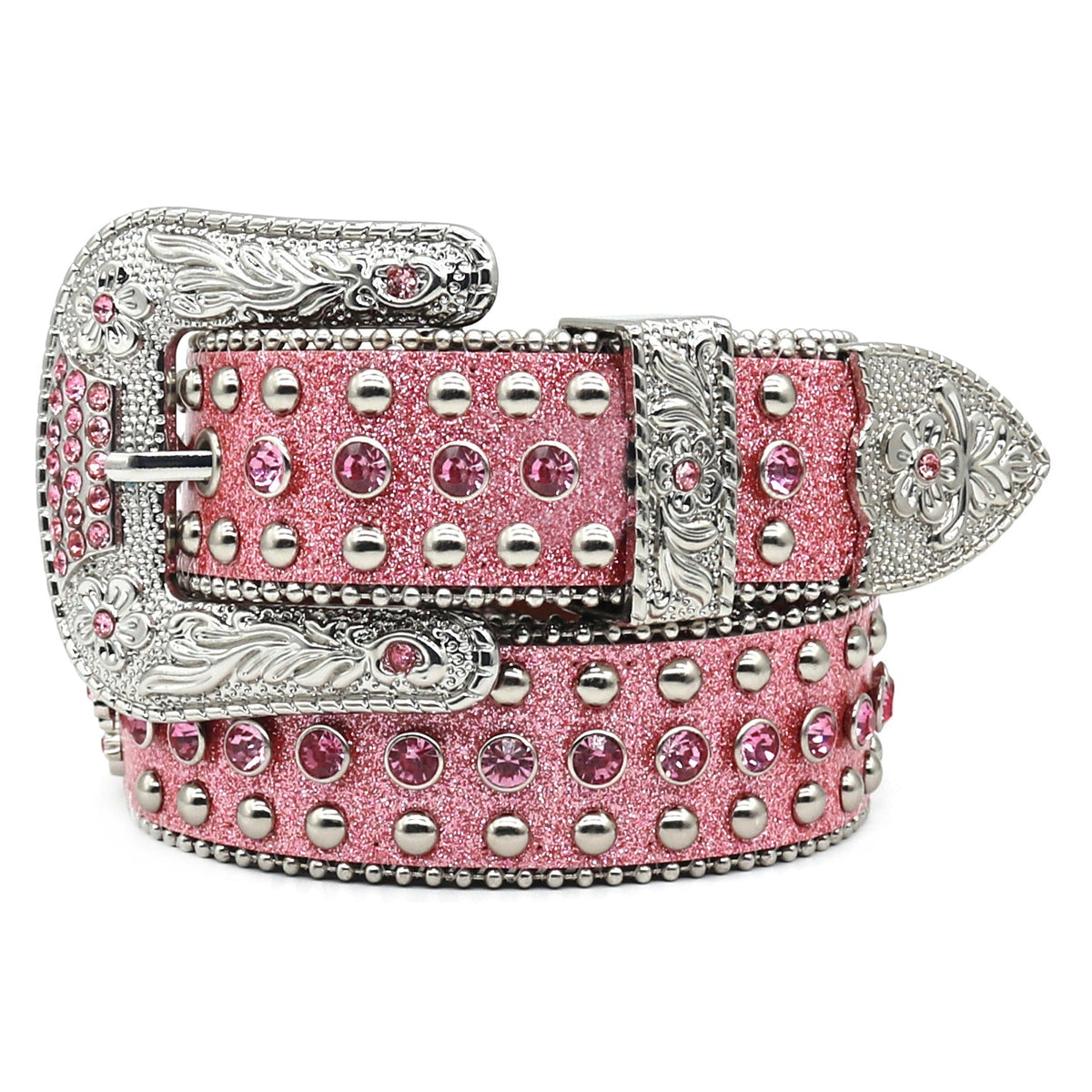 Hip-hop punk rhinestone belt easiest for matchins