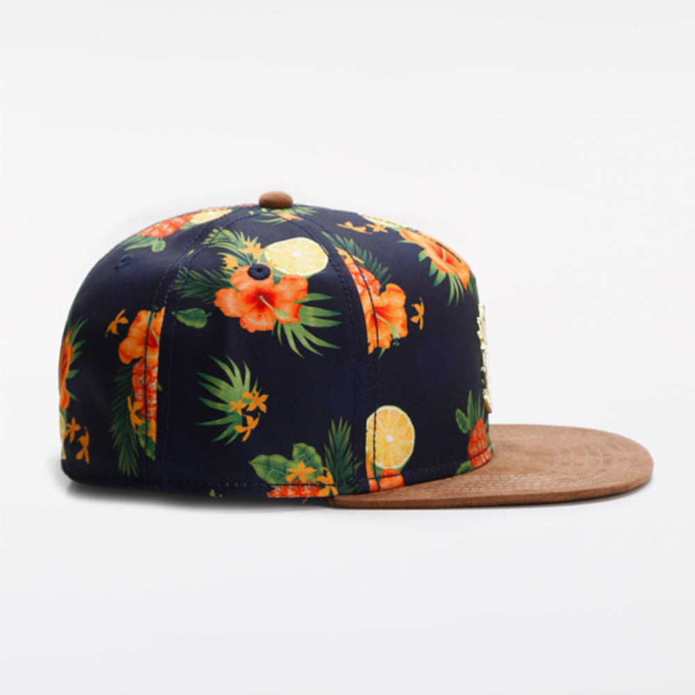 Trendy flat brimmed snapback hatsshade