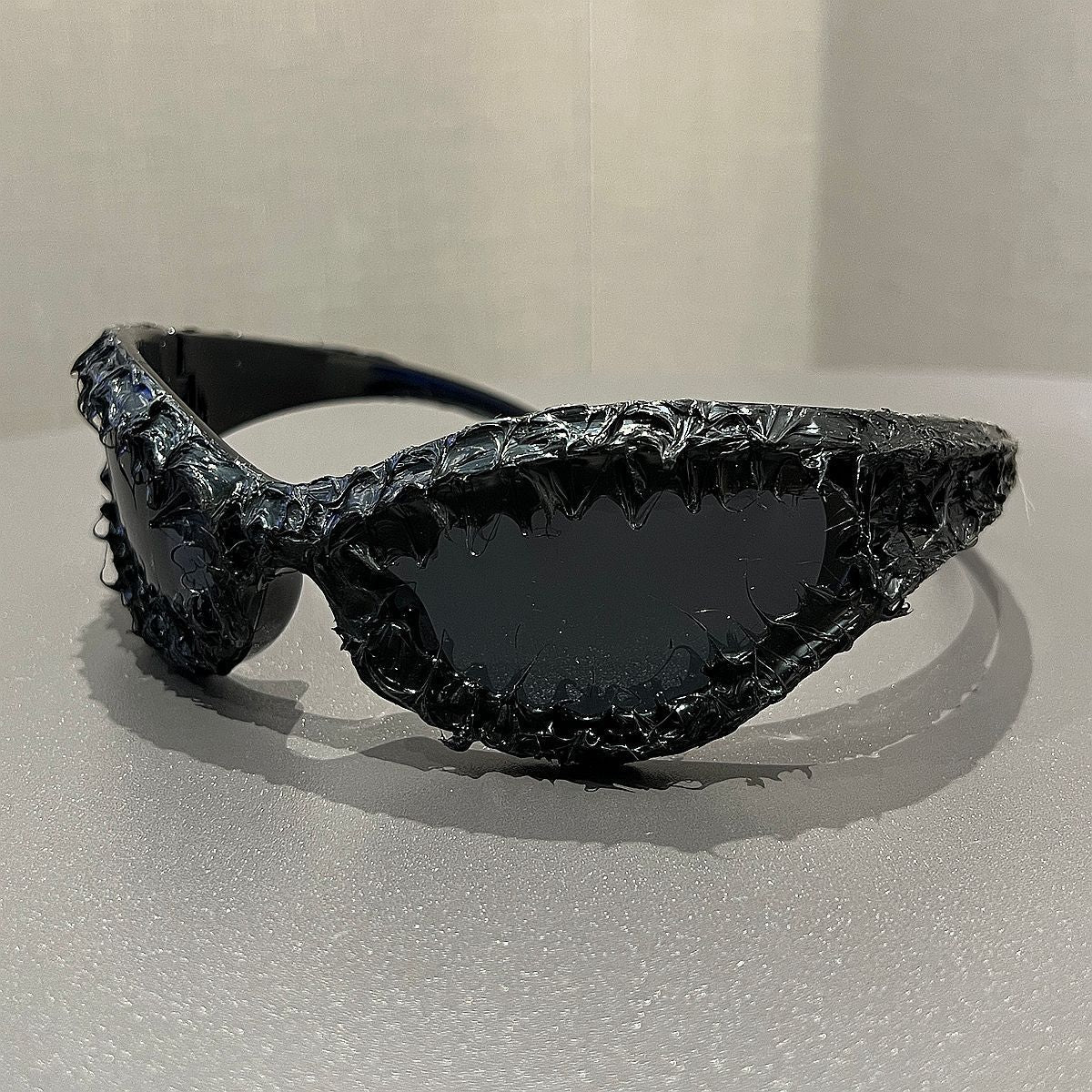 Trendy punk glasses cat eye retroy2kburr
