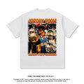 Nba T Shirt Summer Basketball Short Sleeve T-shirt Men's and Women's Loose Distressed Top High-quality pure cotton comfortable and trendy clothing