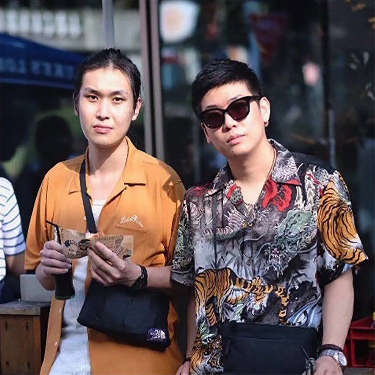 GUILTYPARTIES TIGER Shirts collaboration Dragon-Tiger Fight WACKO MARIA X TIM LEHI Tiger Shirt