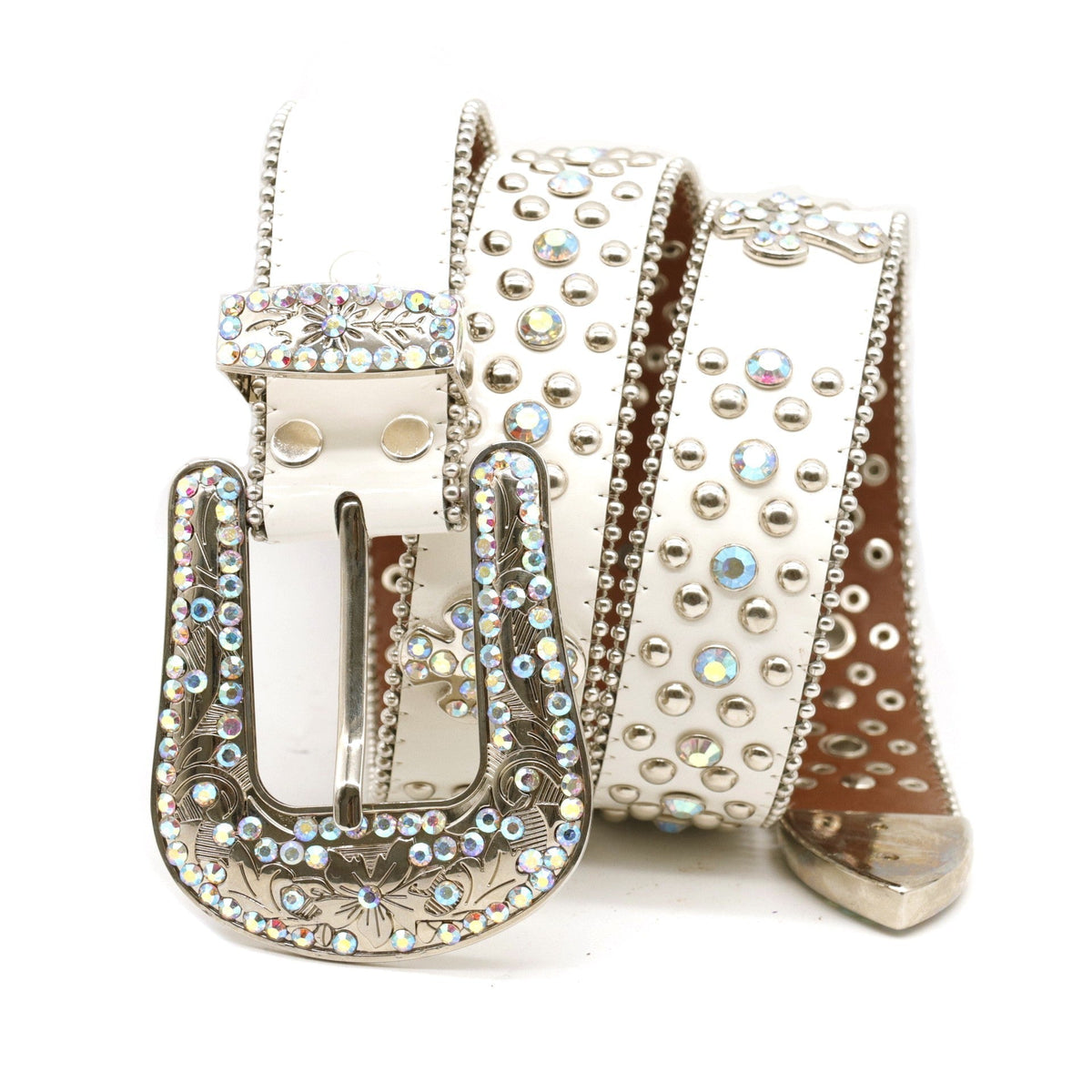 Hip-Hop Punk Rhinestone Belt for Men and Women