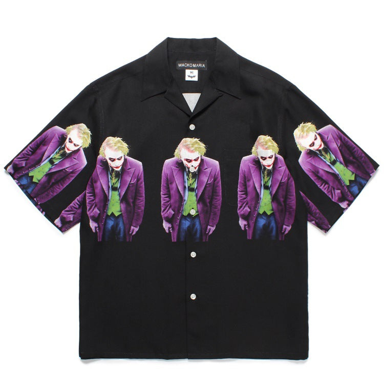 GUILTYPARTIES TIGER Shirts Batman movie short-sleeved shirt