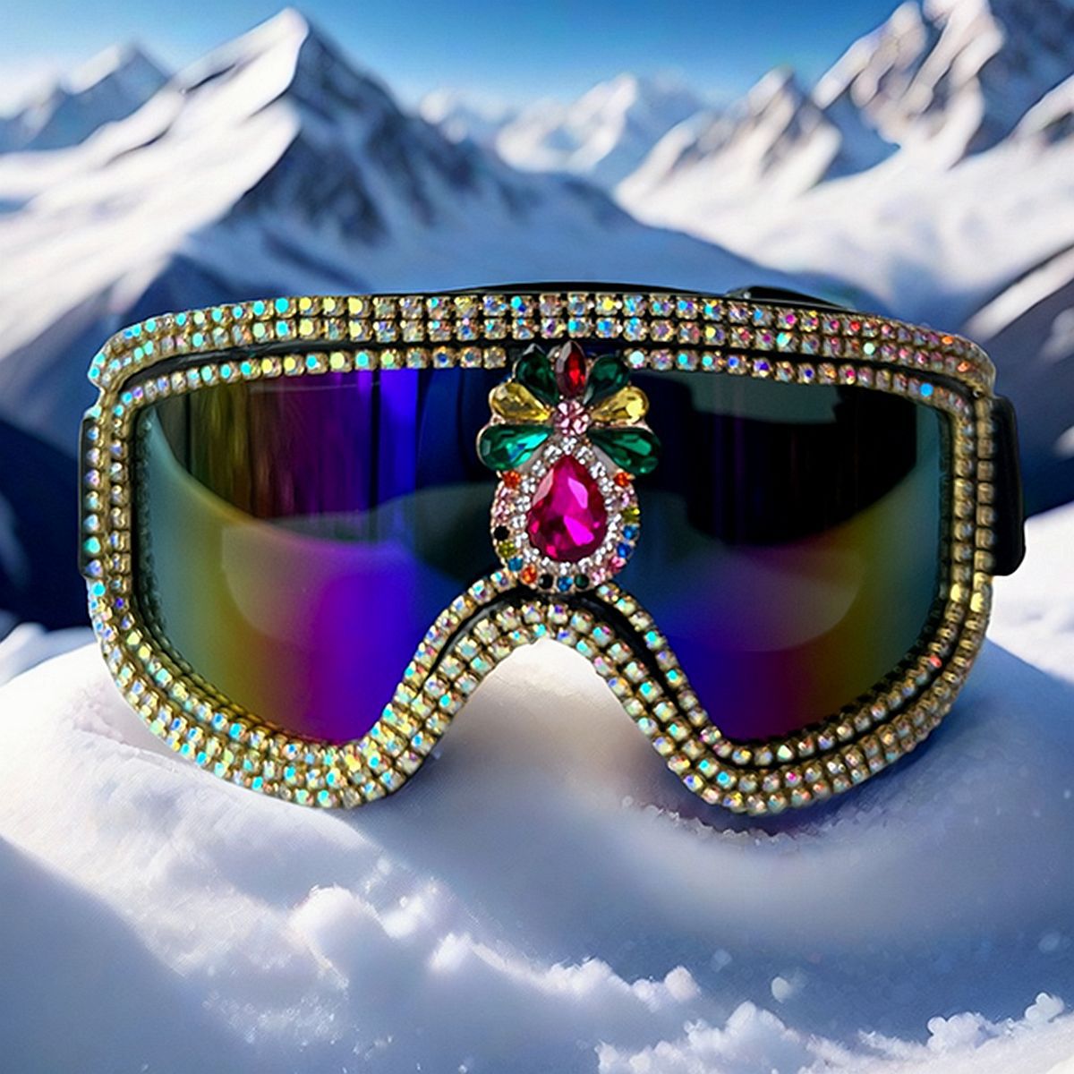 Trendy punk glasses windproof eye protection