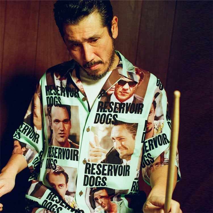 GUILTYPARTIES TIGER Shirts 24ss RESERVOIR DOGS Reservoir Dog Hawaiian Short Sleeve Shirt