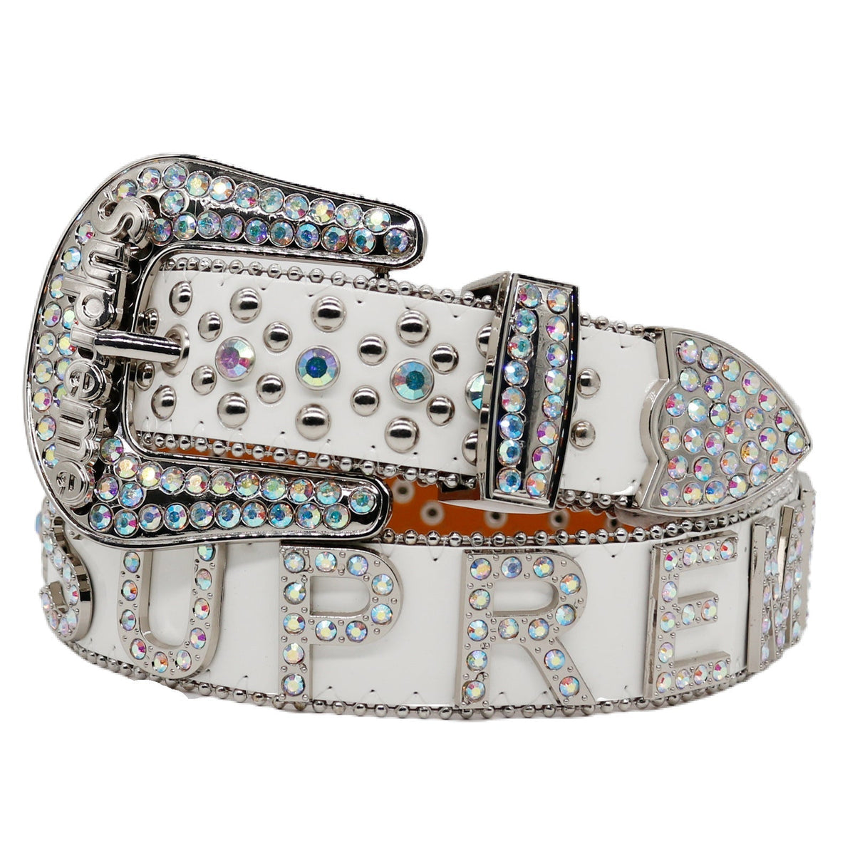 Hip-hop punk rhinestone belt fashionpunkletter belt