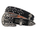 Hip-hop punk rhinestone belt y2k cross accessories