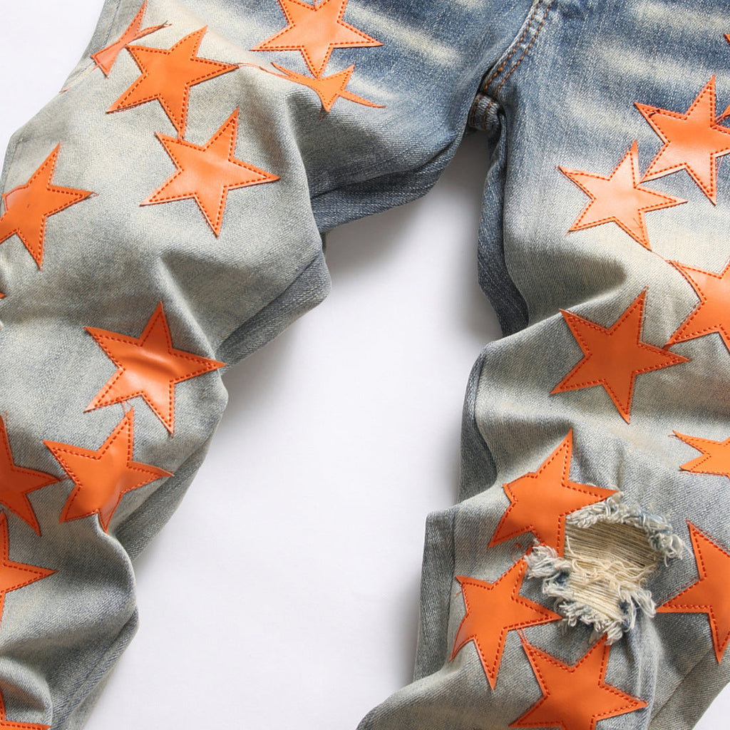 AMIRI Jeans Stars Ripped Jeans