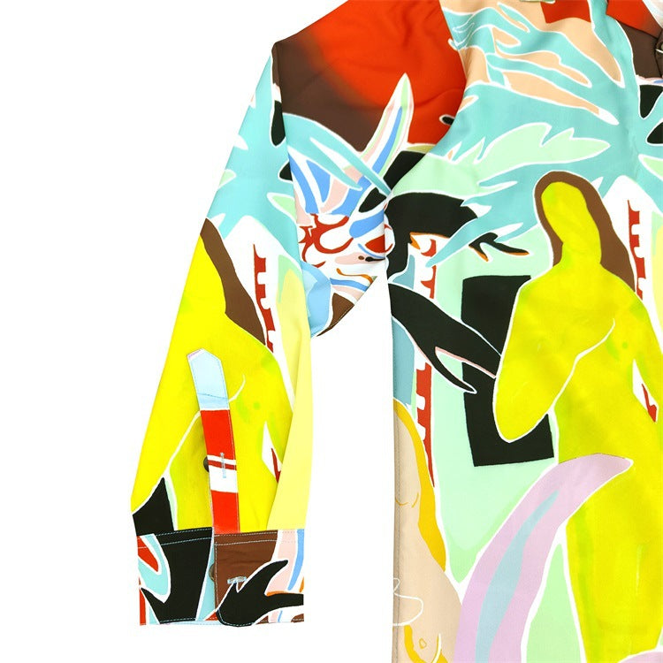 GUILTYPARTIES TIGER Long sleeved shirt, coconut Hawaii