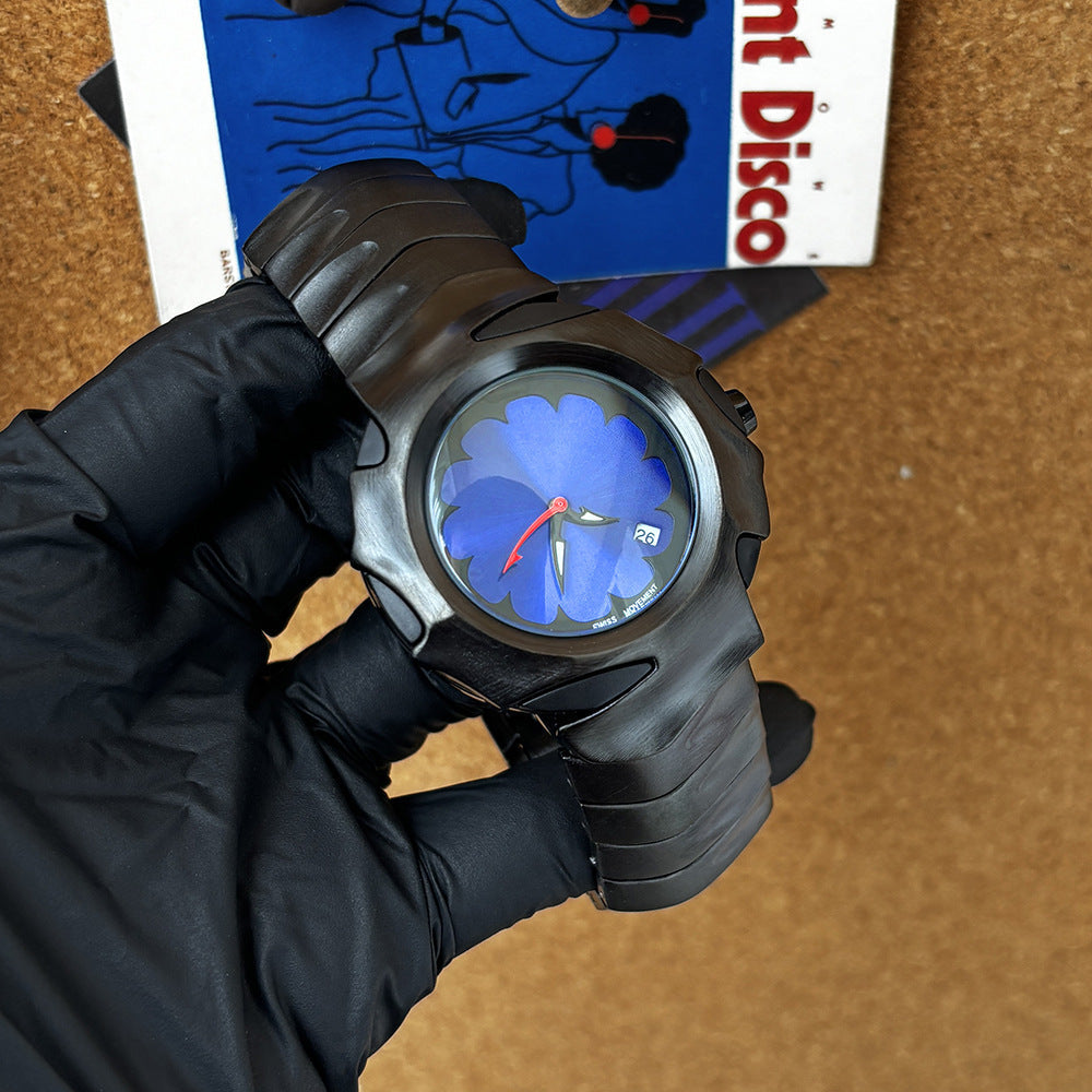 Men's watches y2k special-shaped blade design men's waterproof
