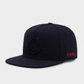 Trendy flat brimmed snapback hatsrose embroider
